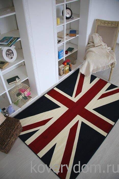 Ковер Британский флаг темно-синий 